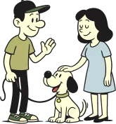 Illustration 1 - chien rencontre